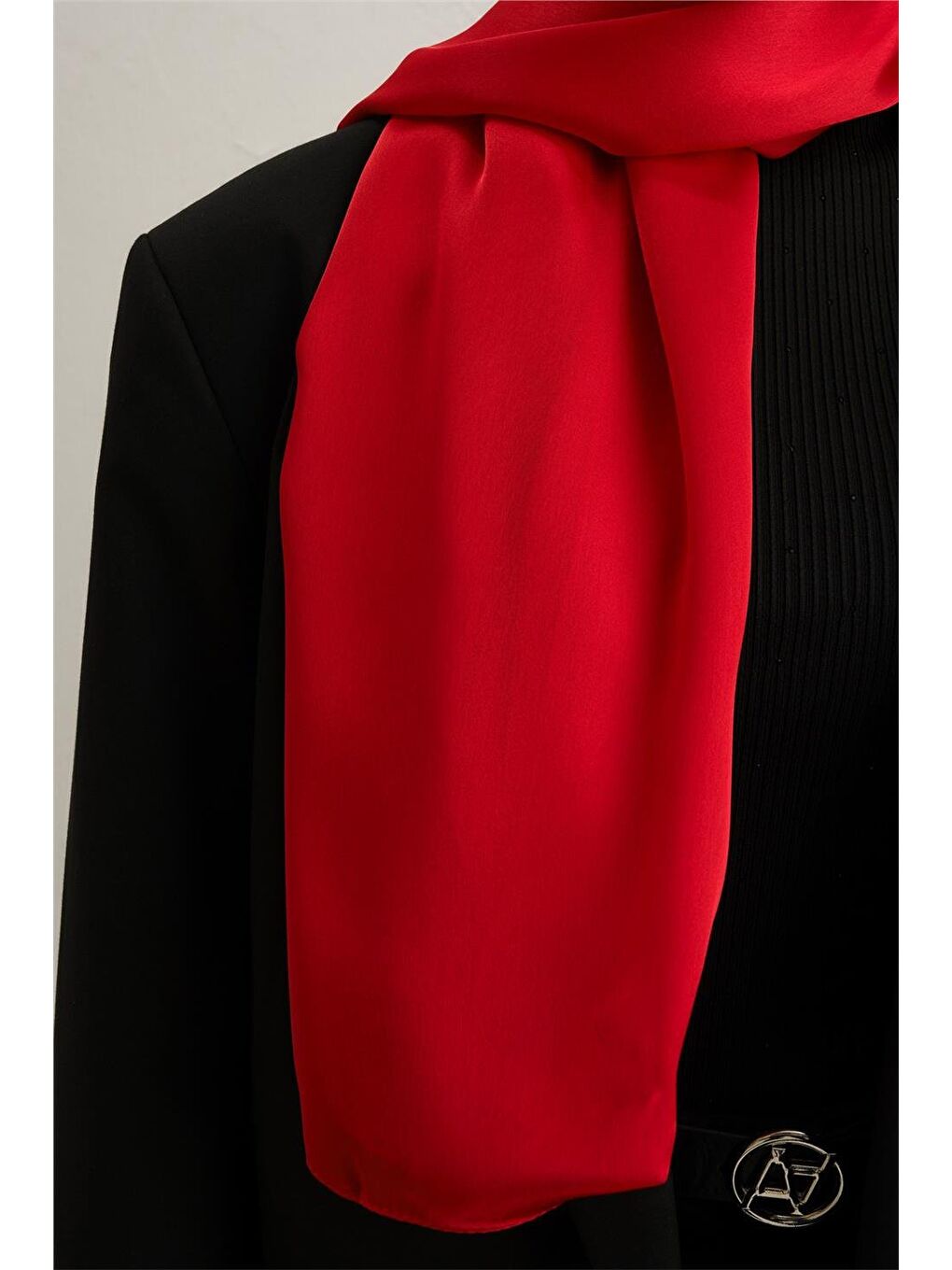 Kırmızı Trend Janjan Şifon Şal 1 315 416-1