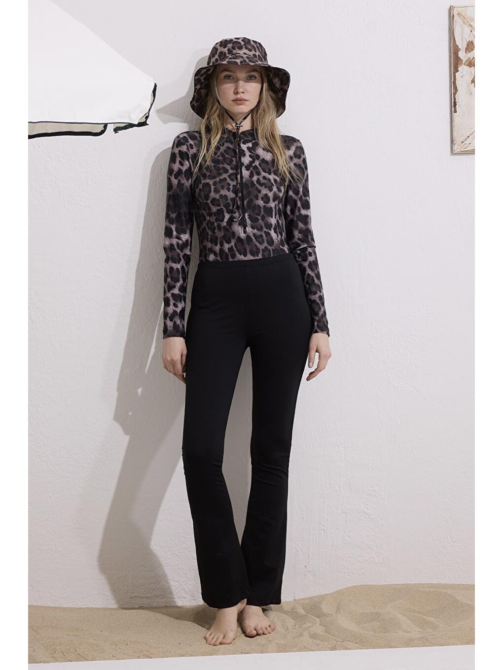 Tesettür Mayo Pantolon Siyah