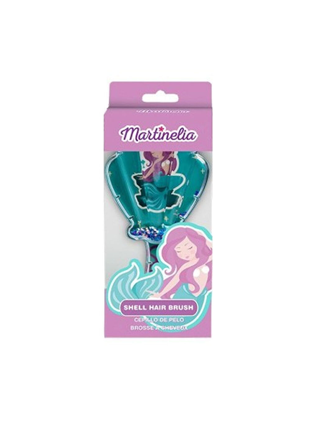 Deniz Kızı Kabuklu Saç Fırçası Mavi 90034-2