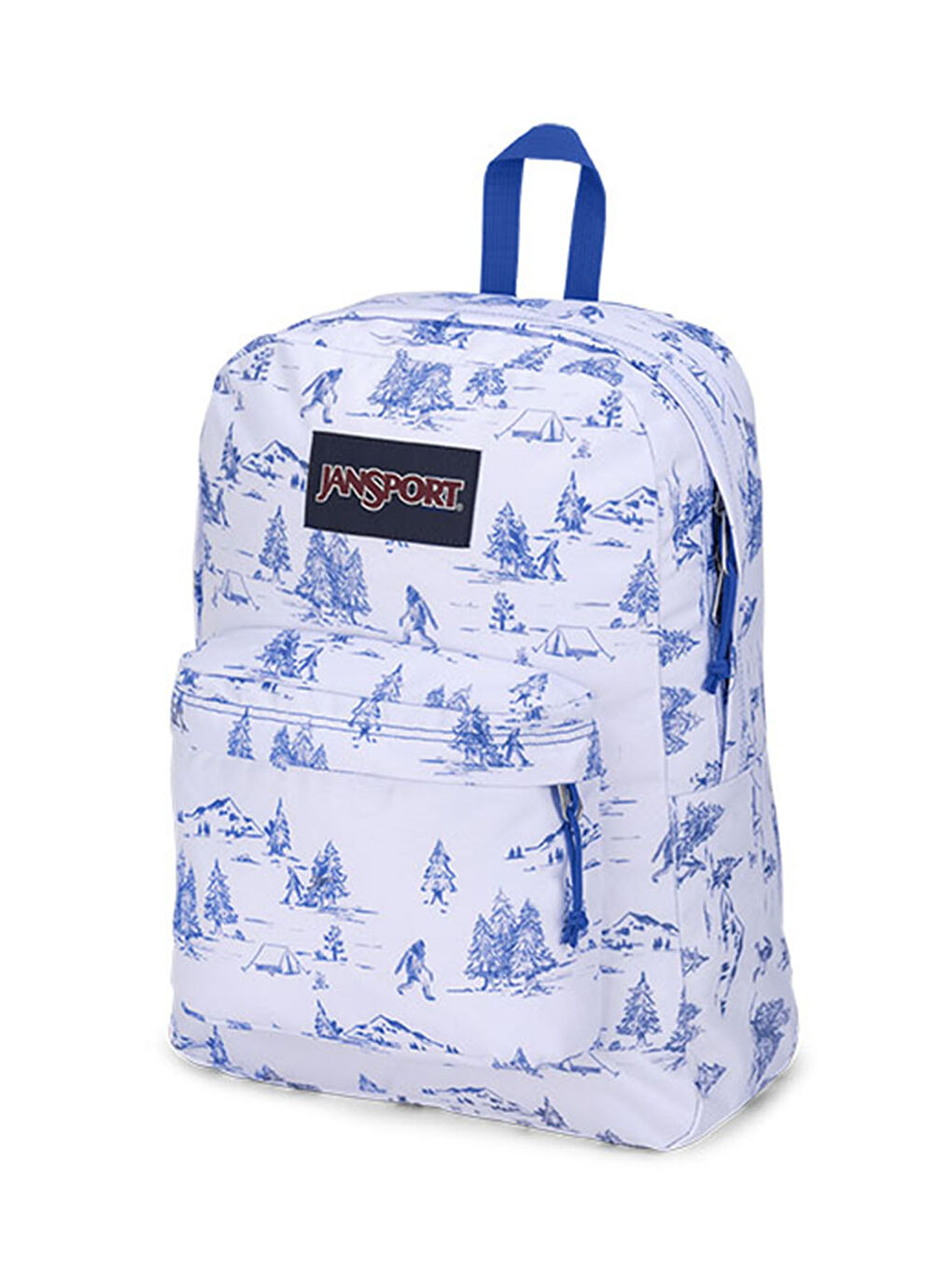 Jansport SuperBreak Plus Unisex Sırt Çantası Beyaz / Mavi