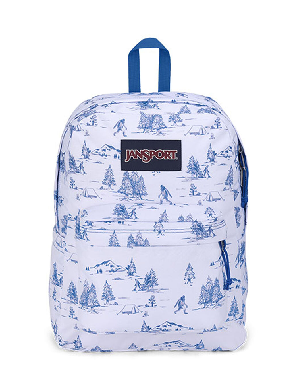 Jansport SuperBreak Plus Unisex Sırt Çantası Beyaz / Mavi - 2