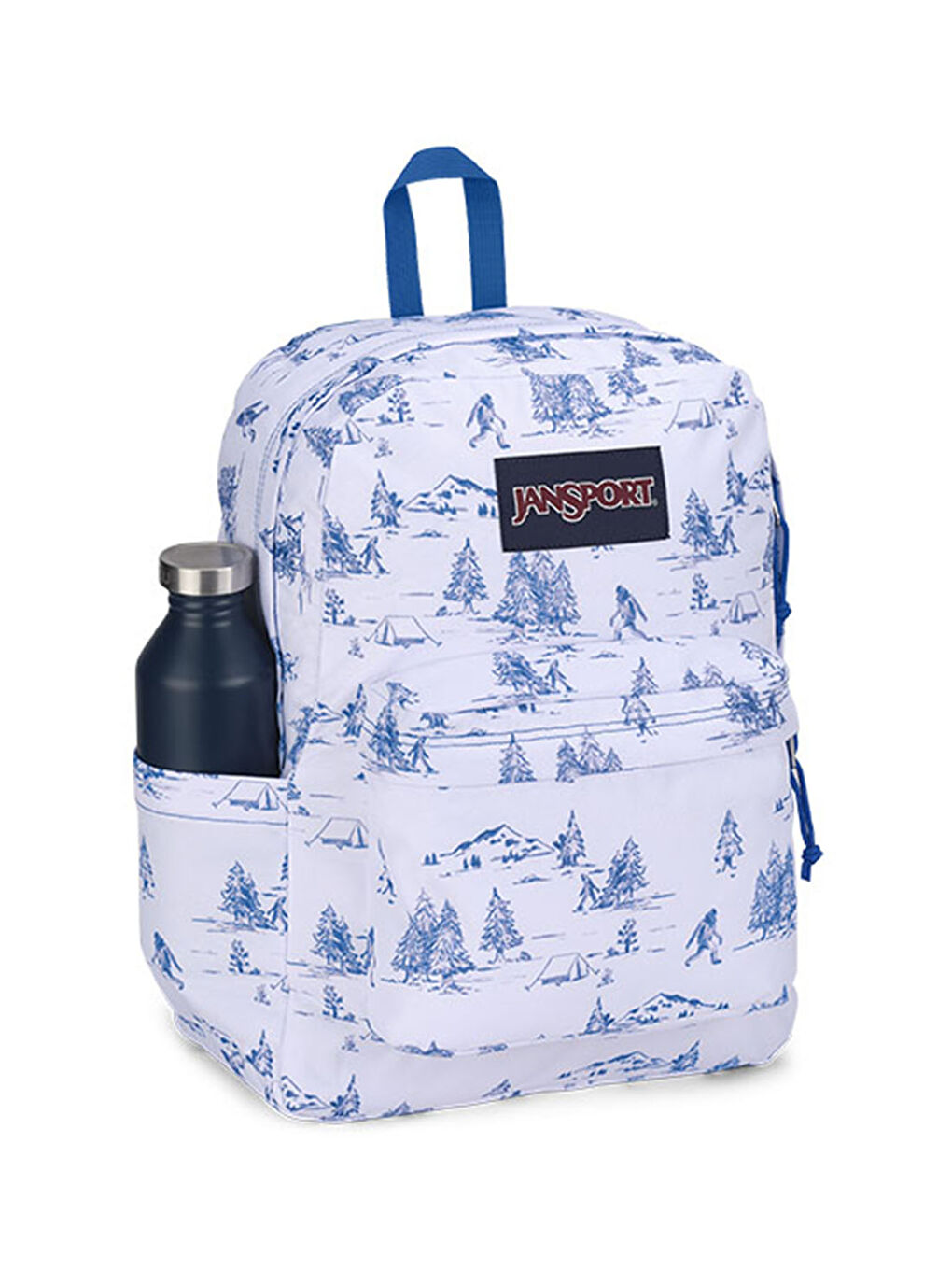 Jansport SuperBreak Plus Unisex Sırt Çantası Beyaz / Mavi - 3