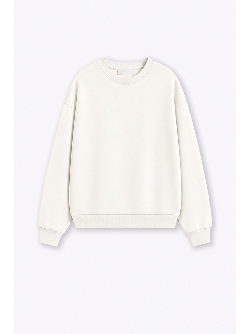 Mavi Kadın Premium Kumaş 3 İplik Şardonlu Sırt Baskılı Sweatshirt-1