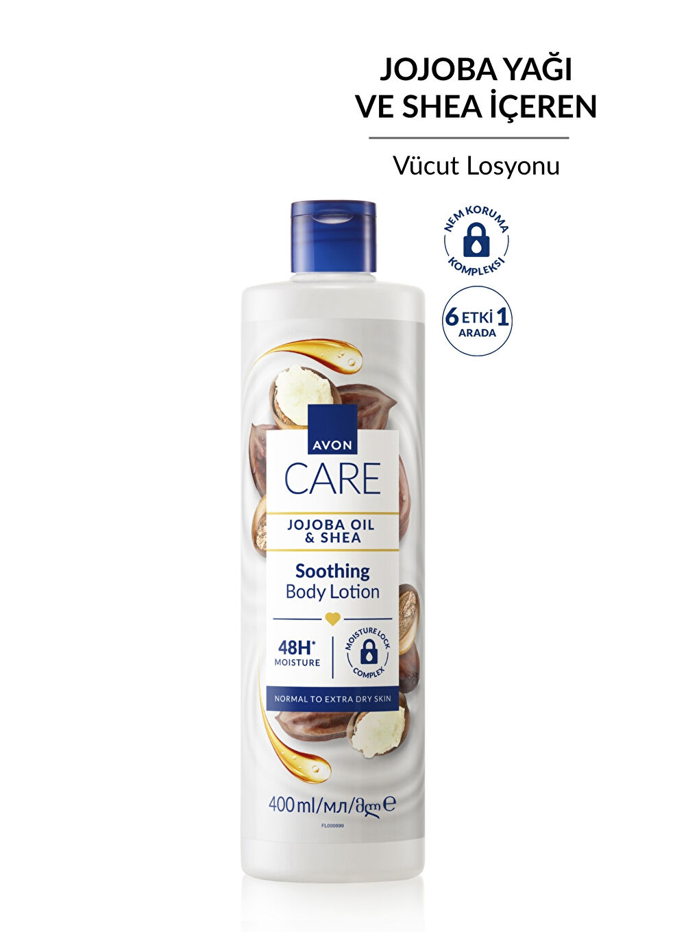 Care Jojoba Yağı ve Shea İçeren Vücut Losyonu 400ml Üçlü Paket-1