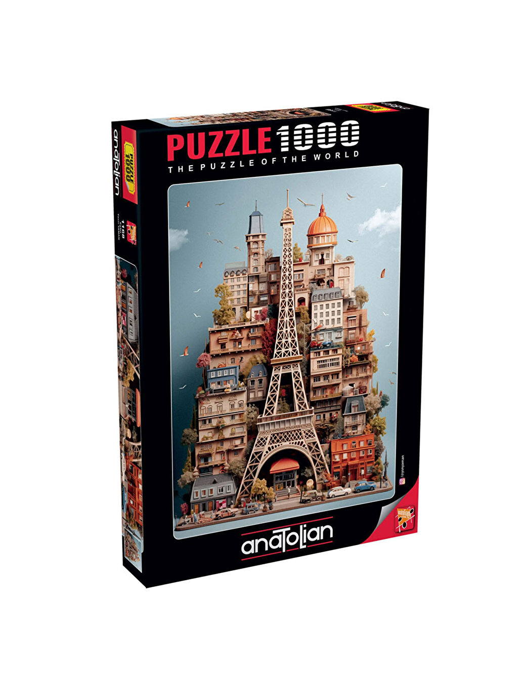 Anatolian Renksiz Puzzle 1000 Parça Eyfel 1168