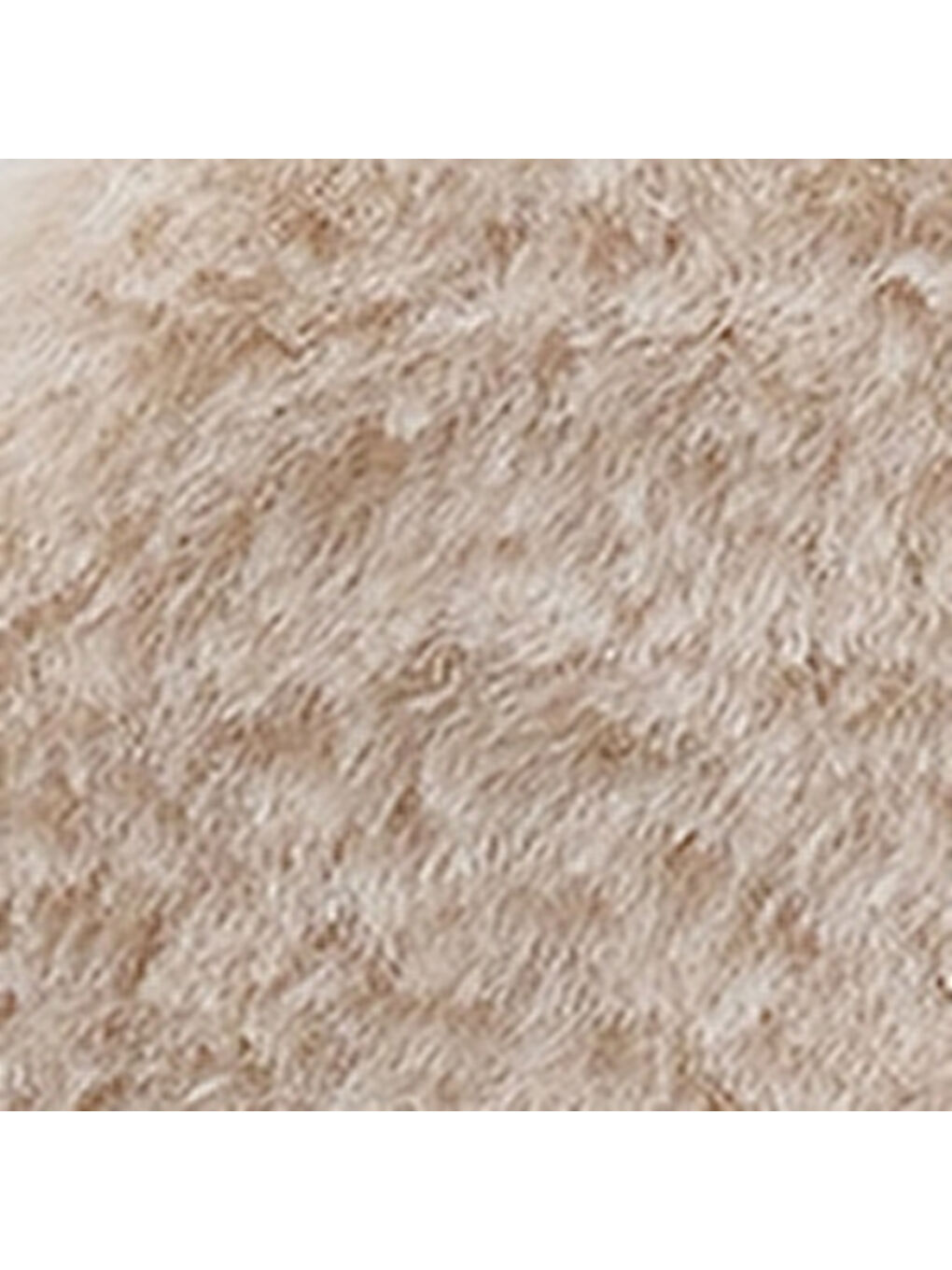 Bej Elyse Kadın Kapalı Gondol Tüylü Terlik-6