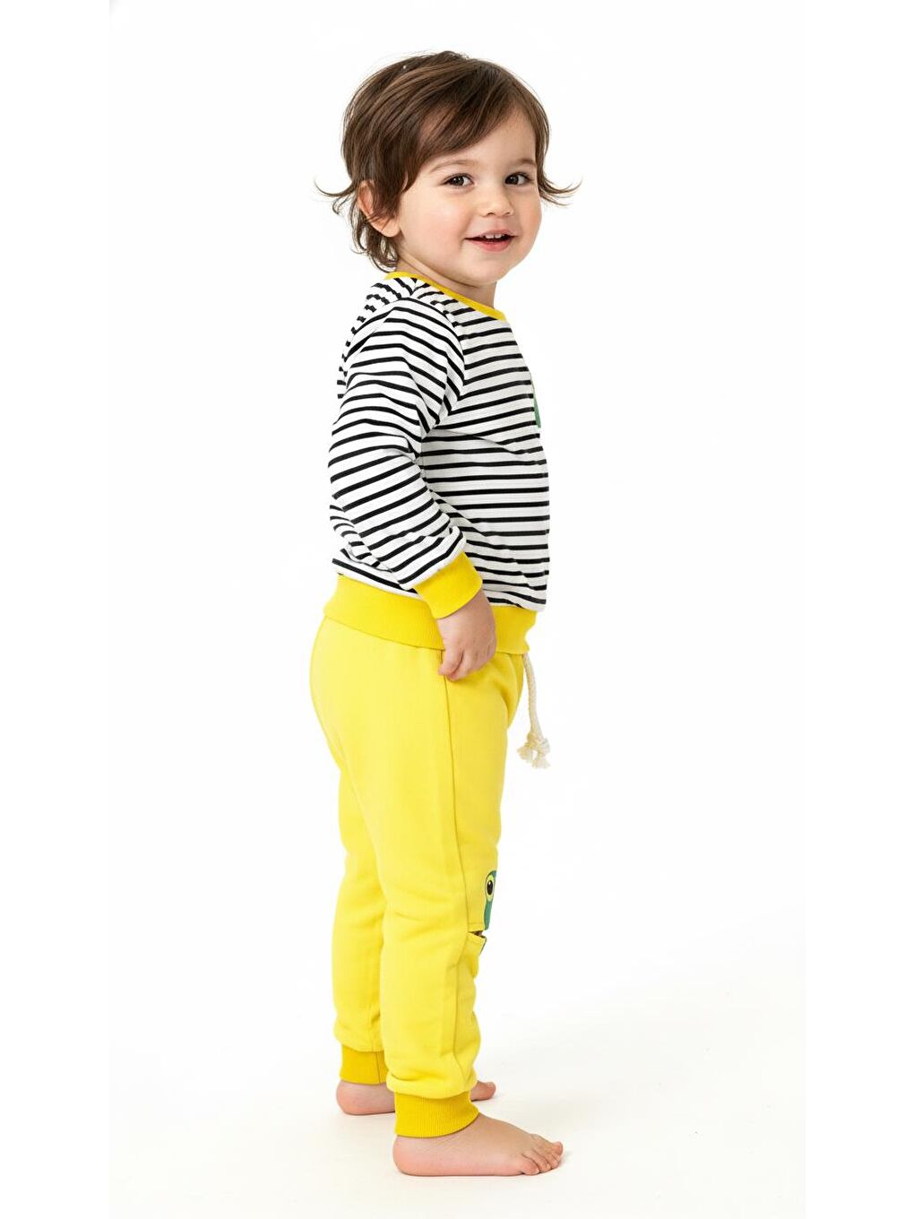 Sarı Figür Baskılı 2 Li Takım-2