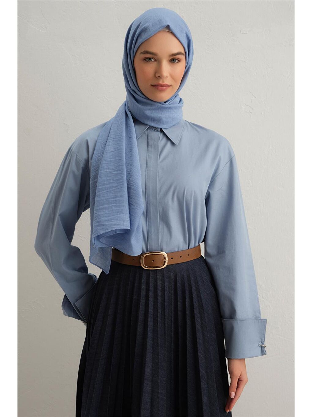 Mavi Trend Woody Şal 15 21