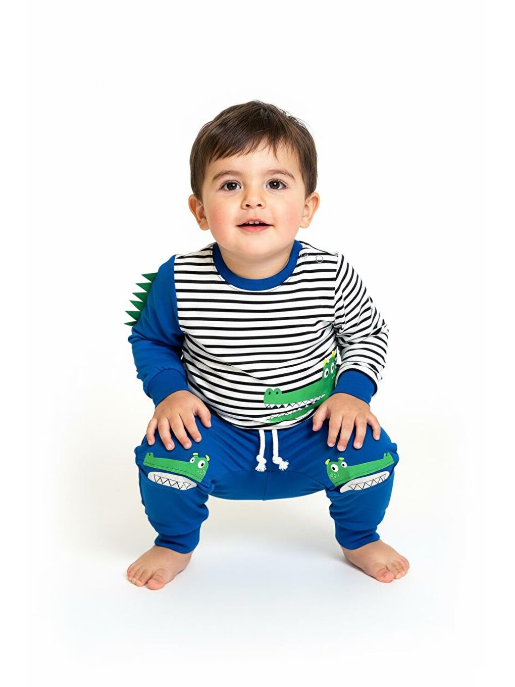 Mavi Figür Baskılı 2 Li Takım-3