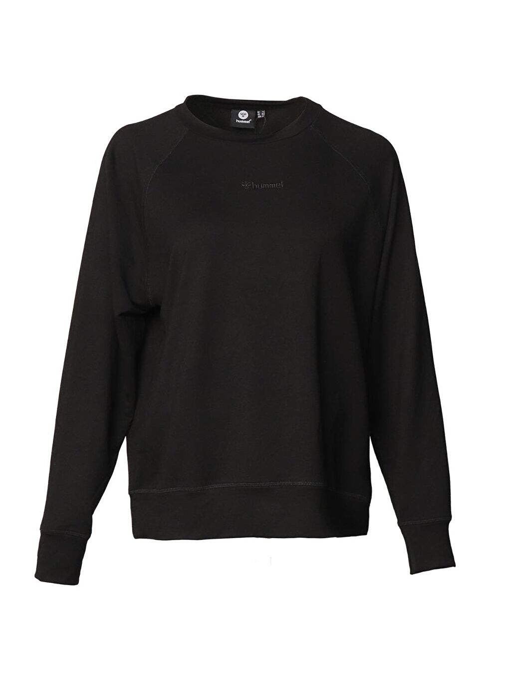 Hummel Siyah Floria Kadın Siyah Bisiklet Yaka Sweatshirt - 1