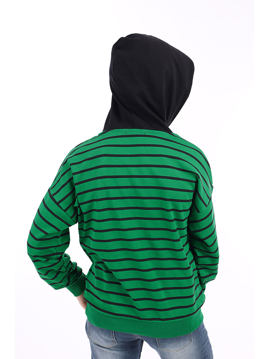 Yeşil Erkek Çocuk Sweatshirt-1