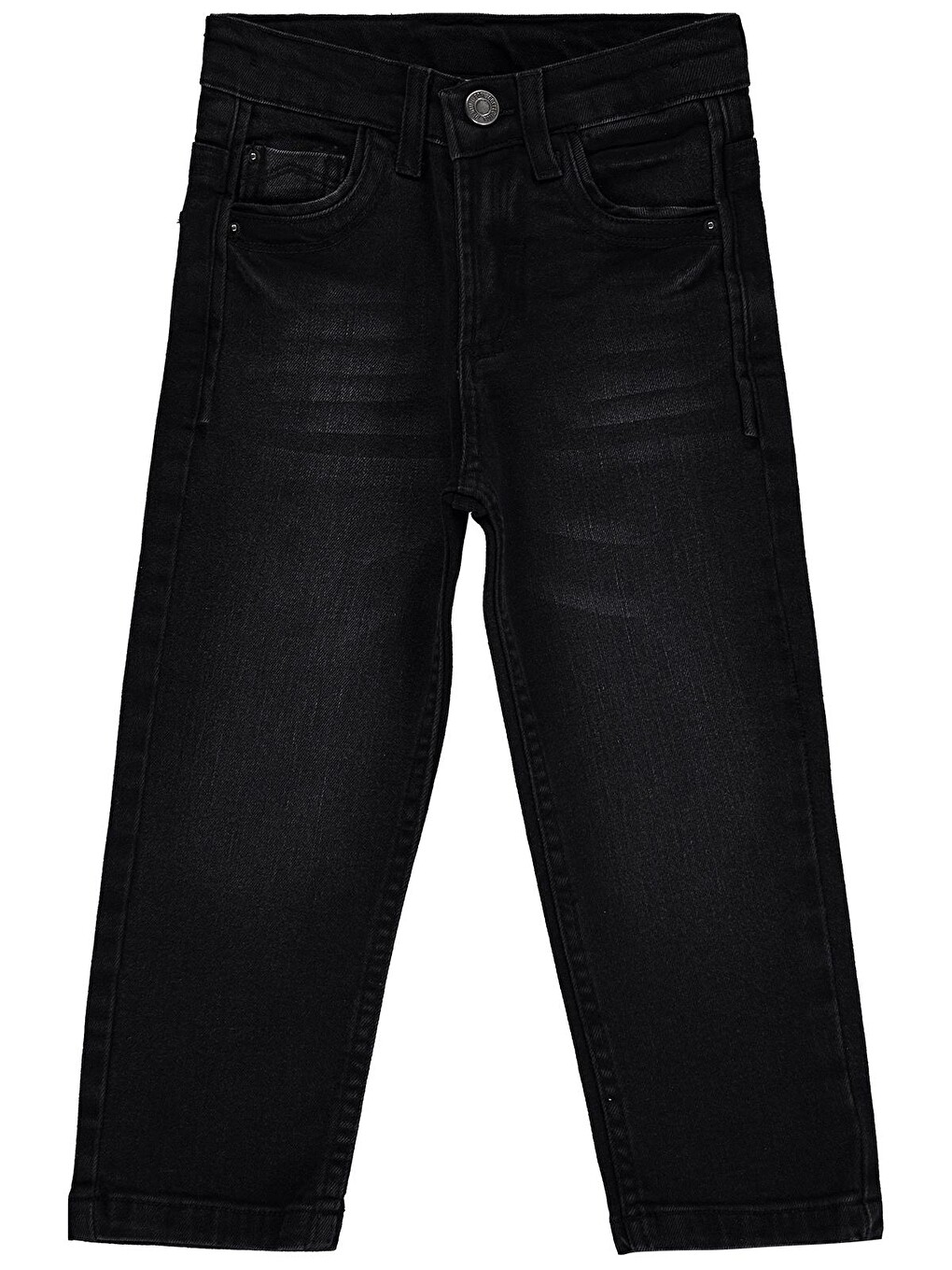 Boys Basic Çizgili 2-5 Yaş Pantolon Jean - Gri