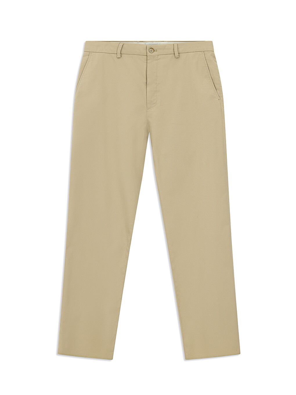Bej Regular Fit Elastanlı Kanvas /  Chino Pantolon-6