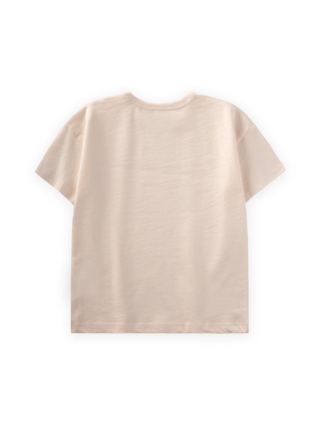 Basic Bebe T-Shırt 0-3 Yaş Ekru-1