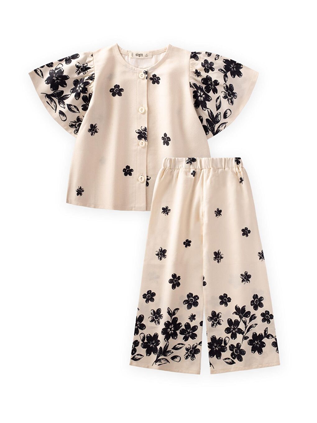 Ekru Kız Çocuk Takım