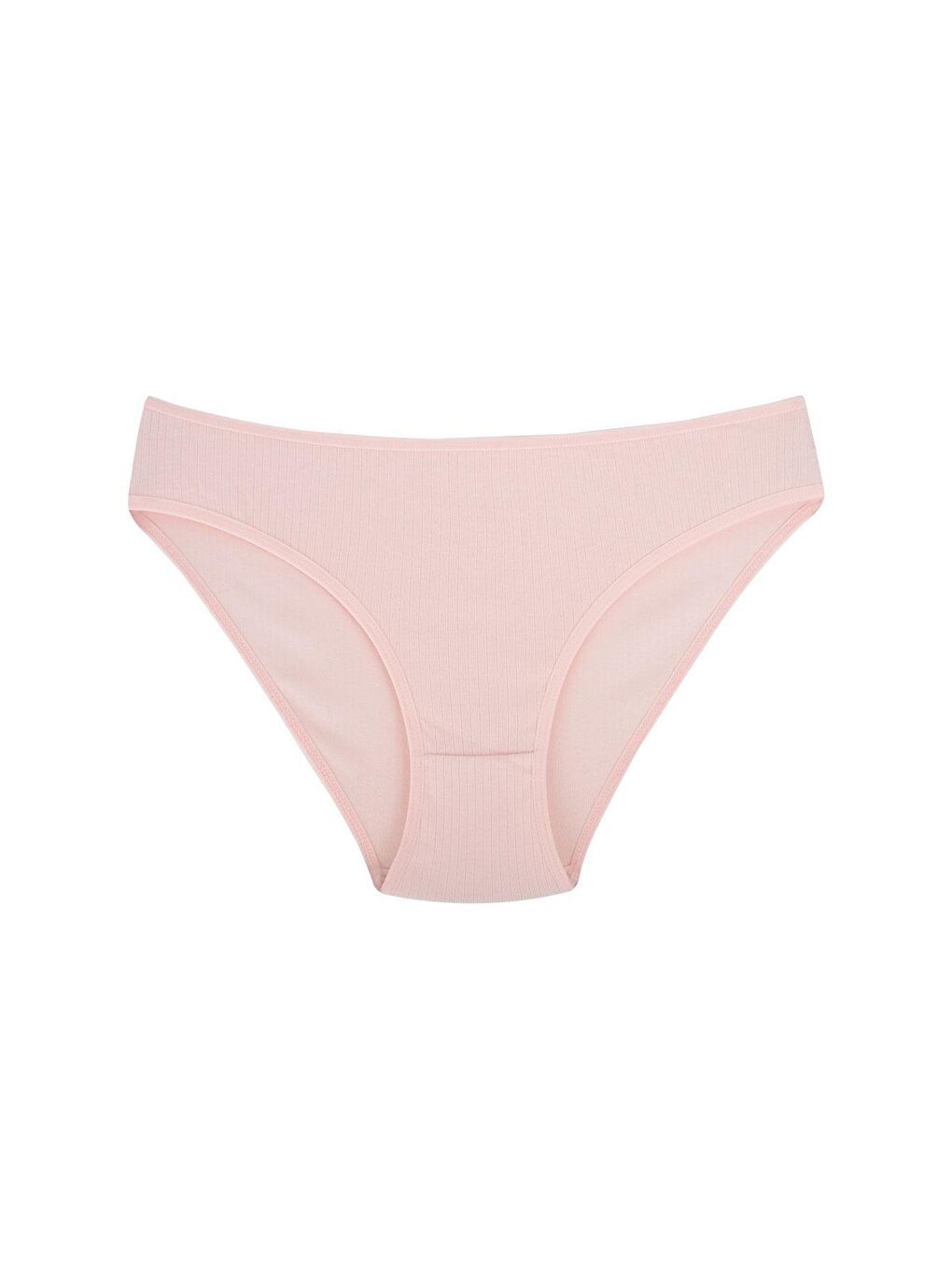 Kompedan Bebek Pembe Fitilli Ribana Pamuklu Esnek Rahat Slip Bikini Külot | Toz Pembe 26000