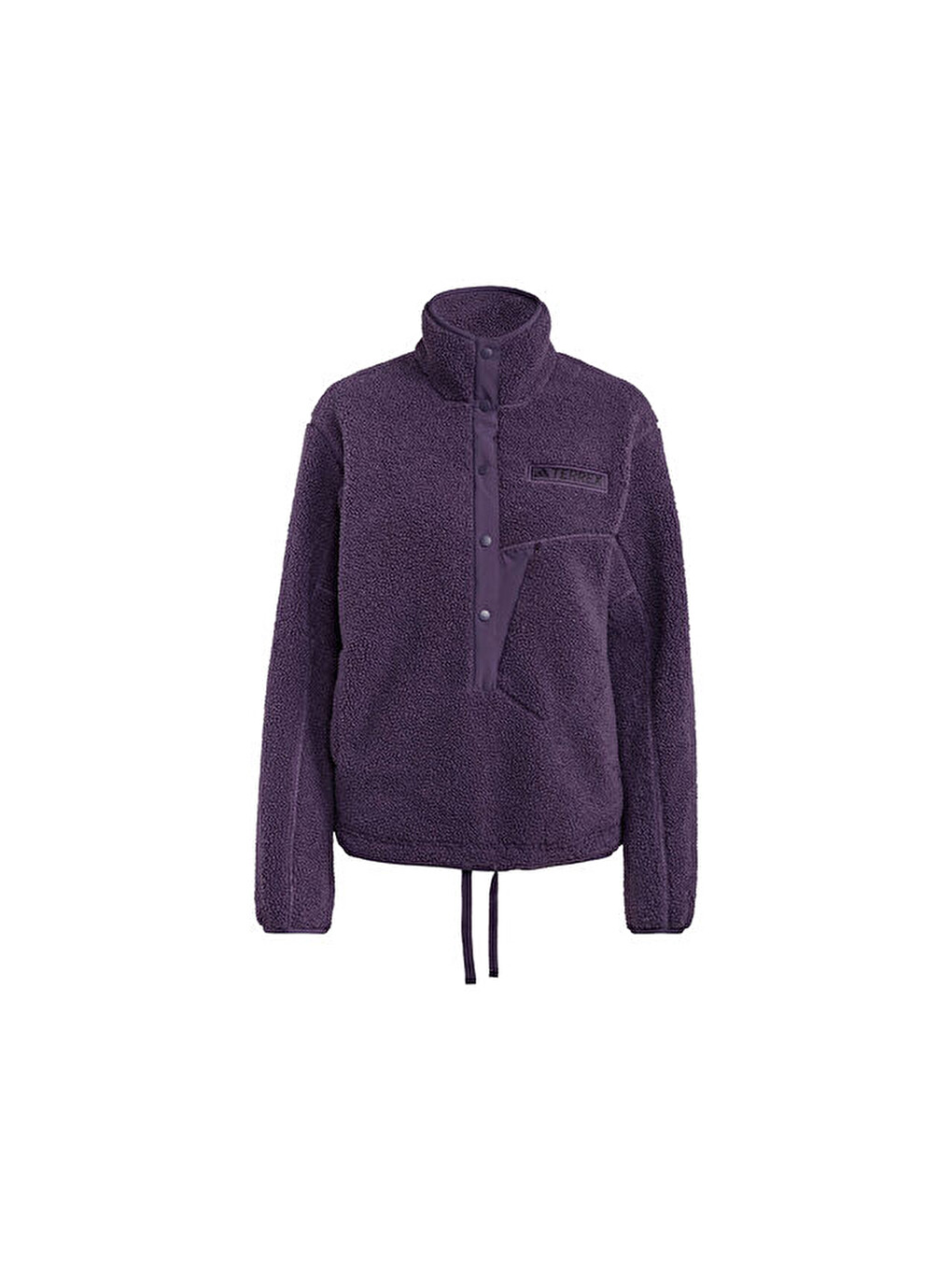 W Terrex Xpl Pile Snap Kadın Outdoor Polar Sweatshirts Jn0930 Mor-4