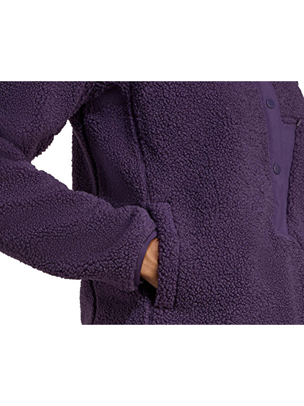 W Terrex Xpl Pile Snap Kadın Outdoor Polar Sweatshirts Jn0930 Mor-6