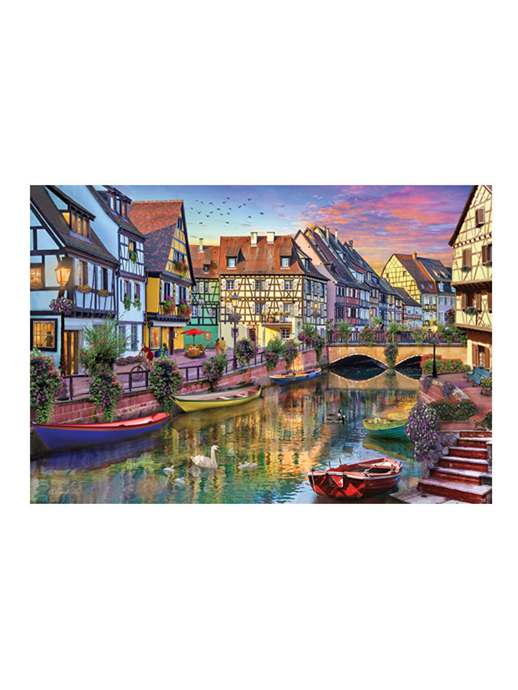 Anatolian Renksiz Puzzle 2000 Parça Colmar Canal 3953