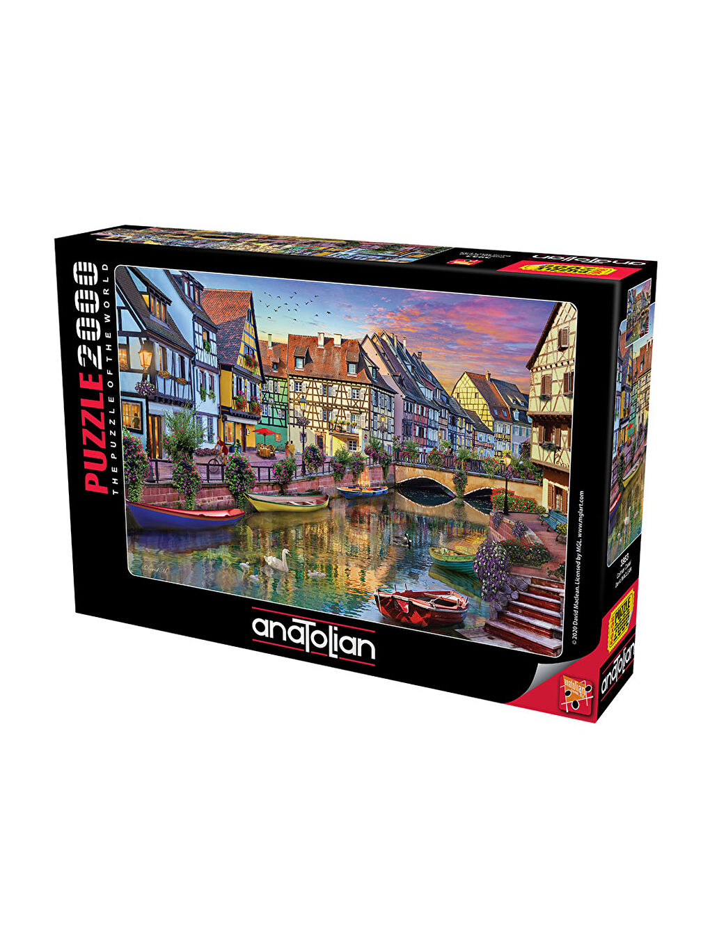 Anatolian Renksiz Puzzle 2000 Parça Colmar Canal 3953 - 1