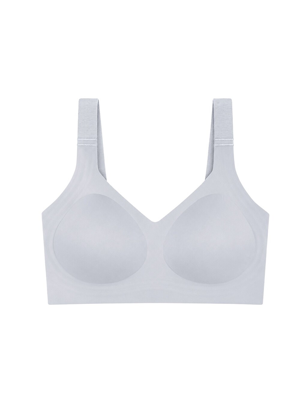 Seamless Bra - Velisse | Gri Lazer Kesim Balensiz Toparlayıcı Minimizer Kadın Sütyen