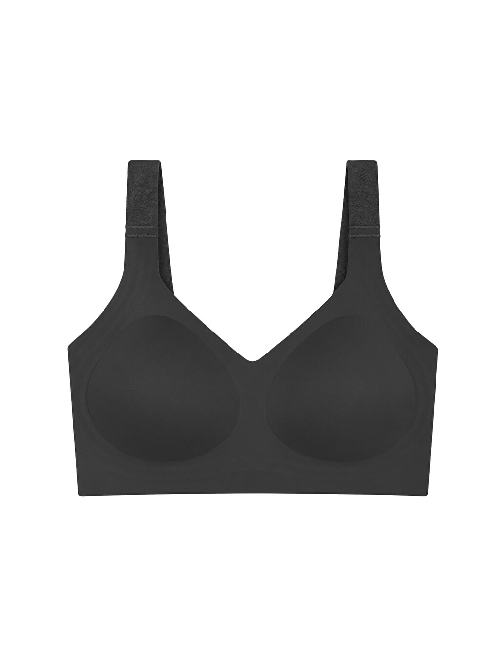 Seamless Bra - Velisse | Siyah Lazer Kesim Balensiz Toparlayıcı Minimizer Kadın Sütyen
