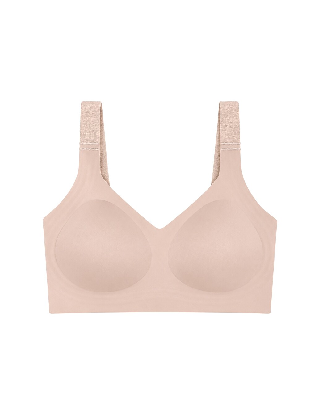 Bej Seamless Bra - Velisse | Ten Lazer Kesim Balensiz Toparlayıcı Minimizer Kadın Sütyen