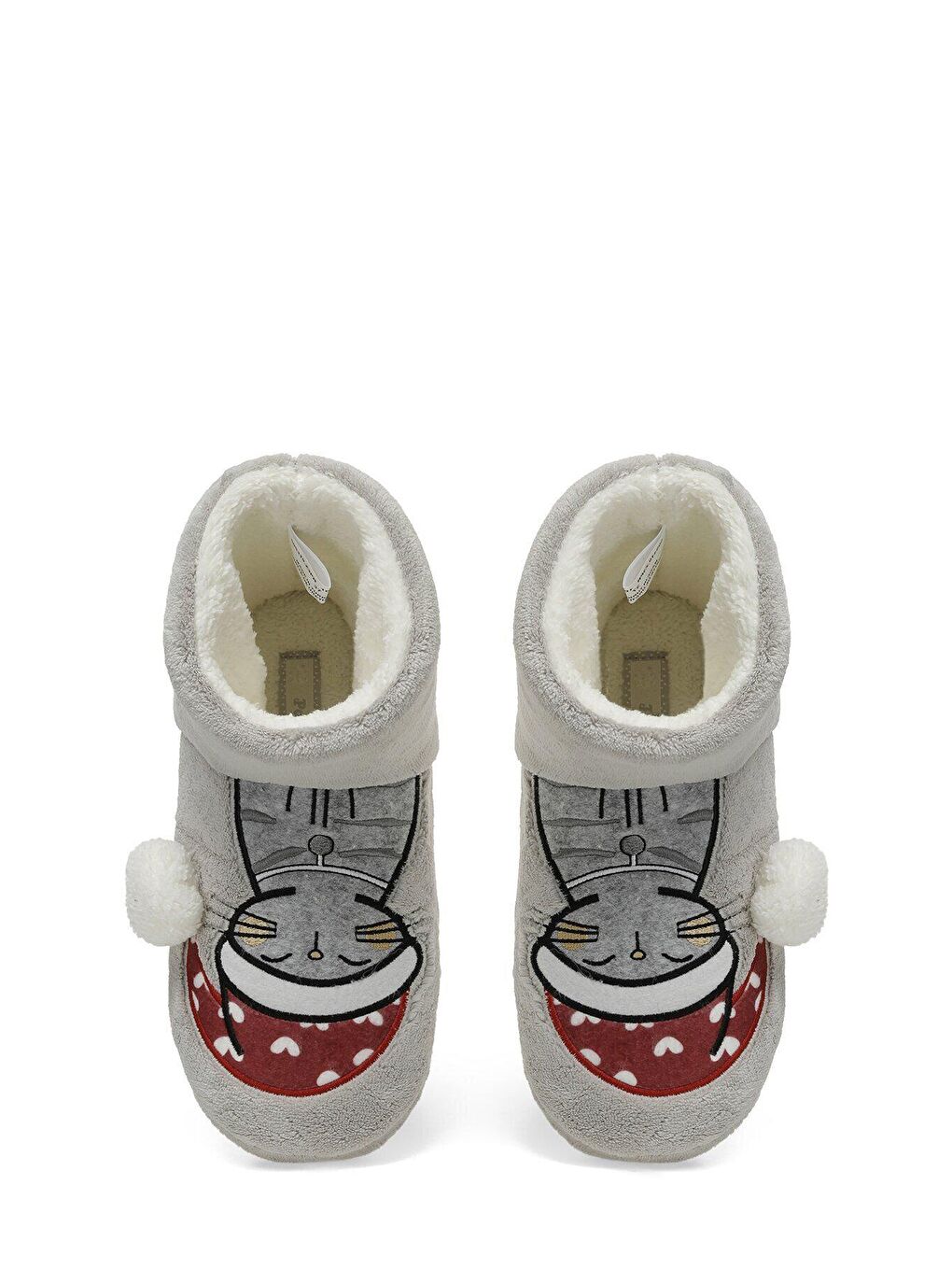 Gri 605319.Z3PR GRI Kadın Panduf-3