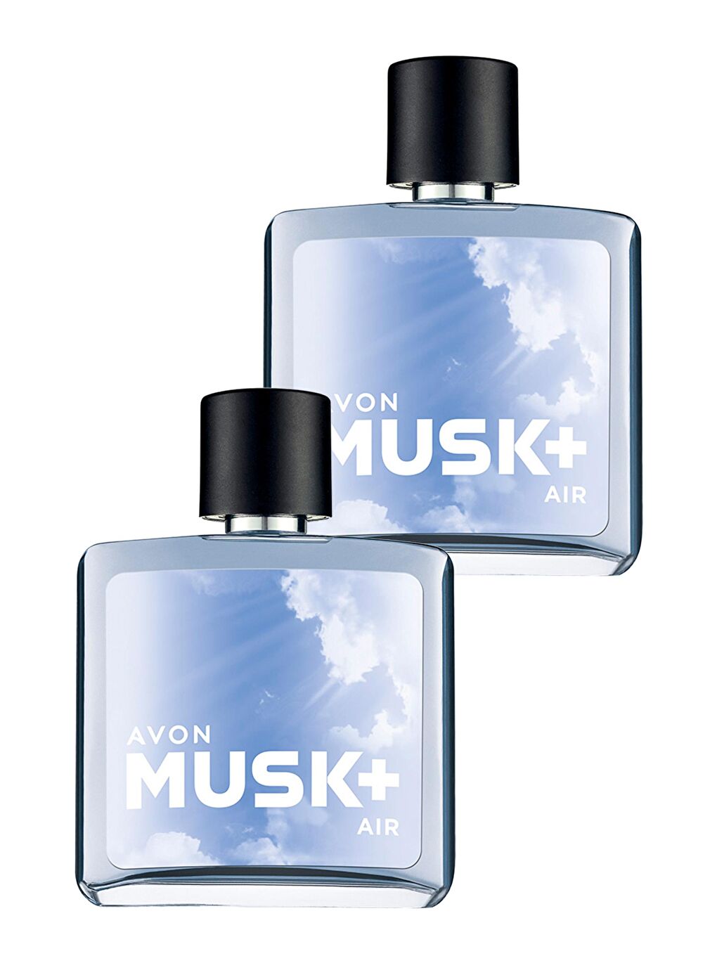 AVON Renksiz Musk Air Erkek Parfüm Edt 75 Ml. İkili Set