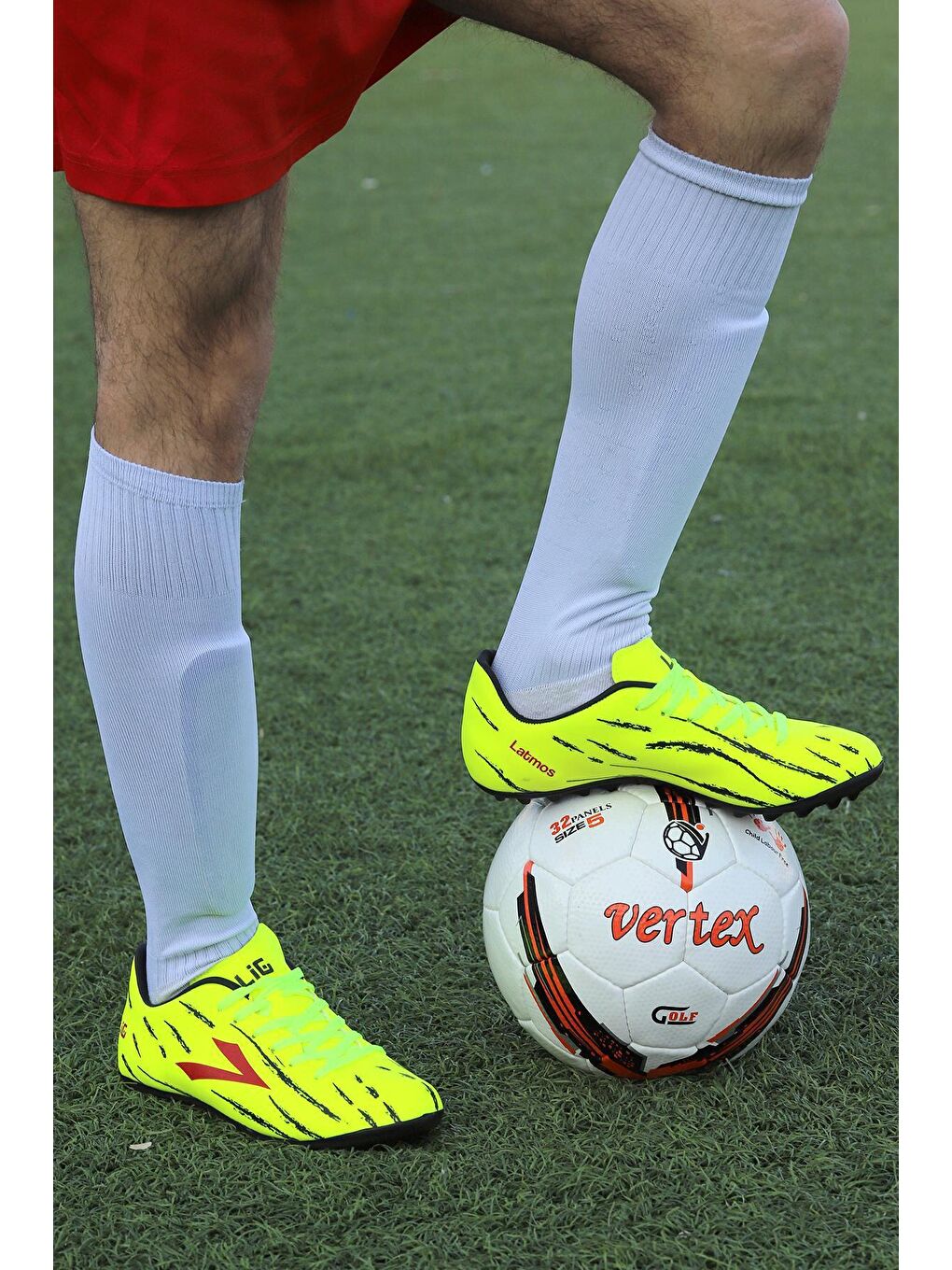 Sarı Latmos HM Halı Saha Erkek Futbol Ayakkabı-1