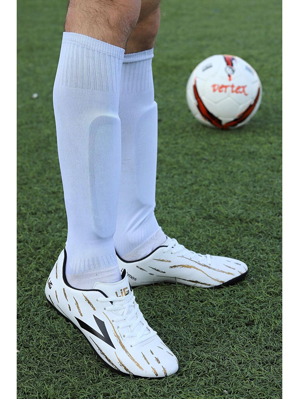 Beyaz Latmos HM Halı Saha Erkek Futbol Ayakkabı
