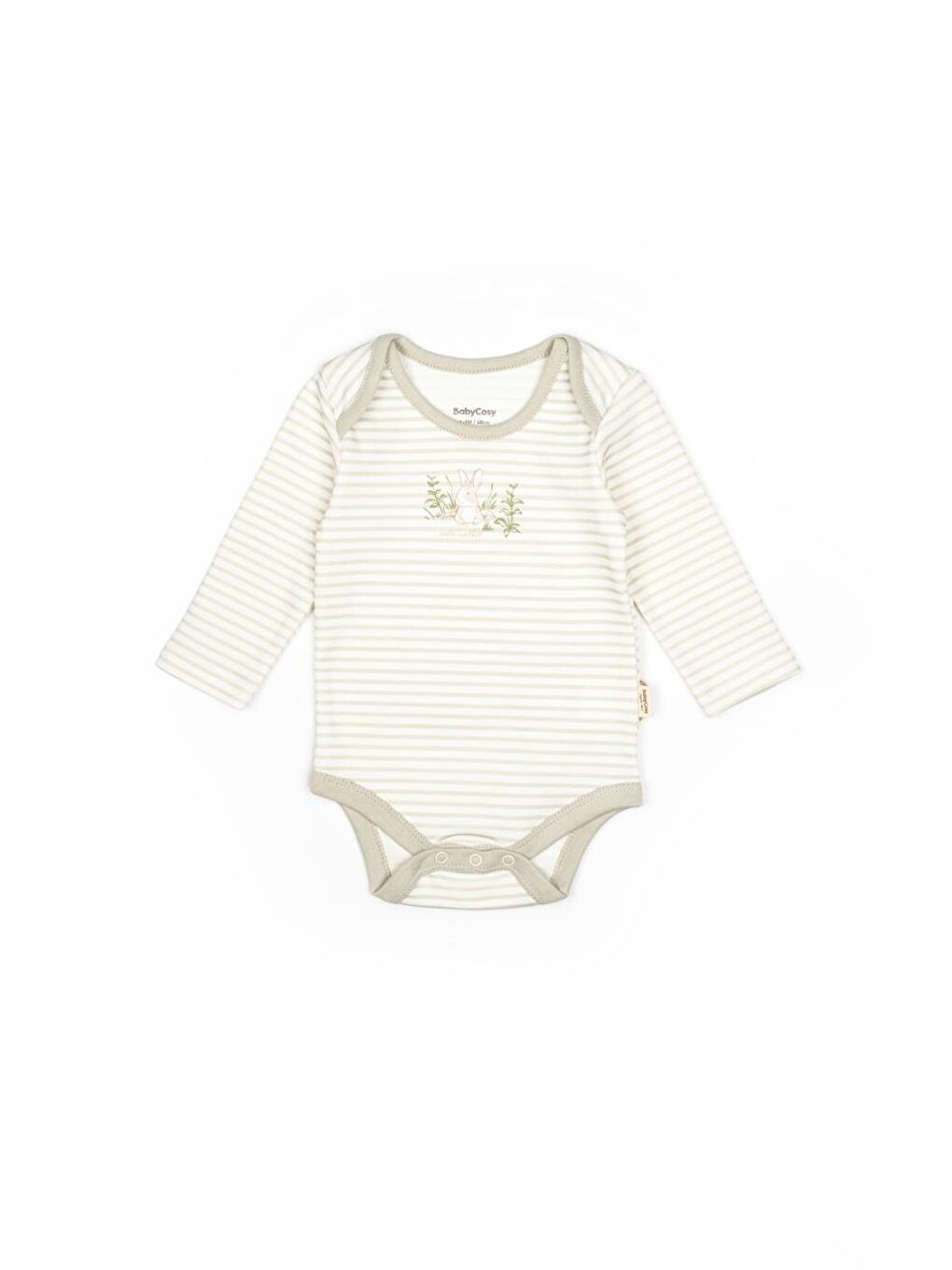 BabyCosy Organic Wear Ekru Bebek 3lü Set %100 Organik Pamuk, Bebek ve Yenidoğan Serisi - CSY5201 - 2