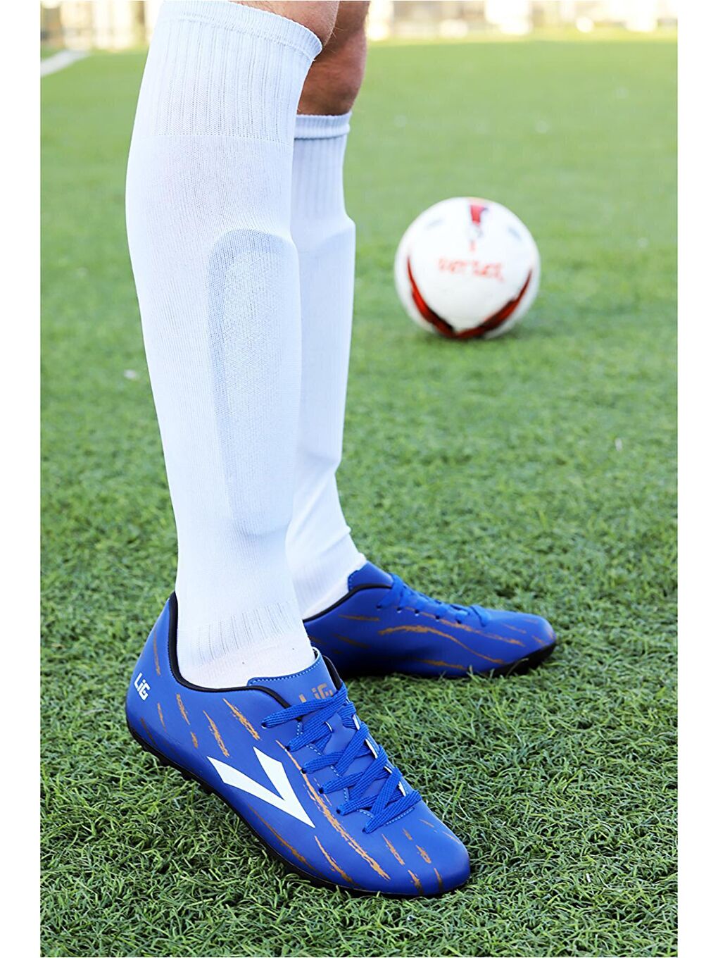 Mavi Latmos HM Halı Saha Erkek Futbol Ayakkabı