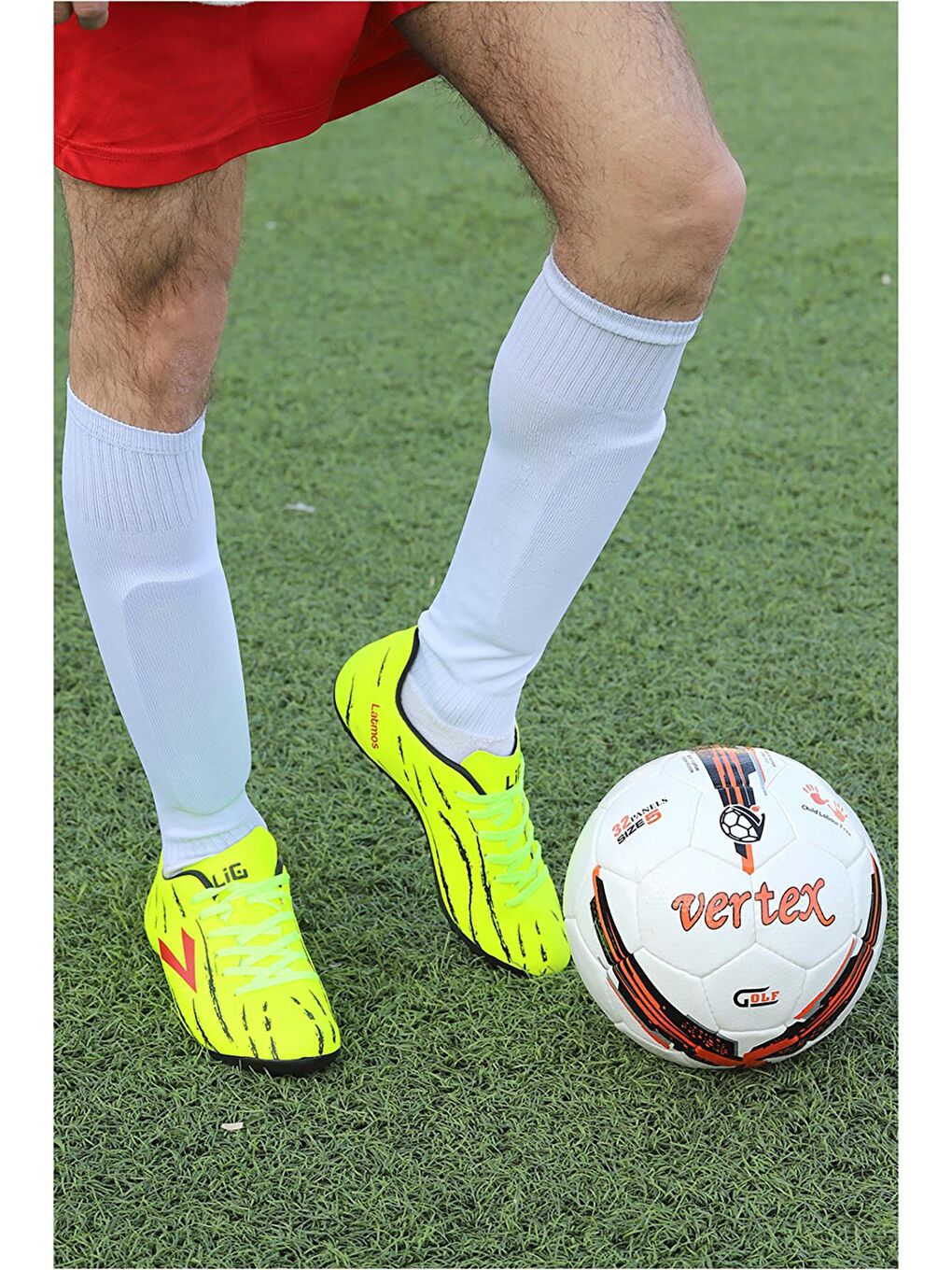 Sarı Latmos HM Halı Saha Erkek Futbol Ayakkabı-2