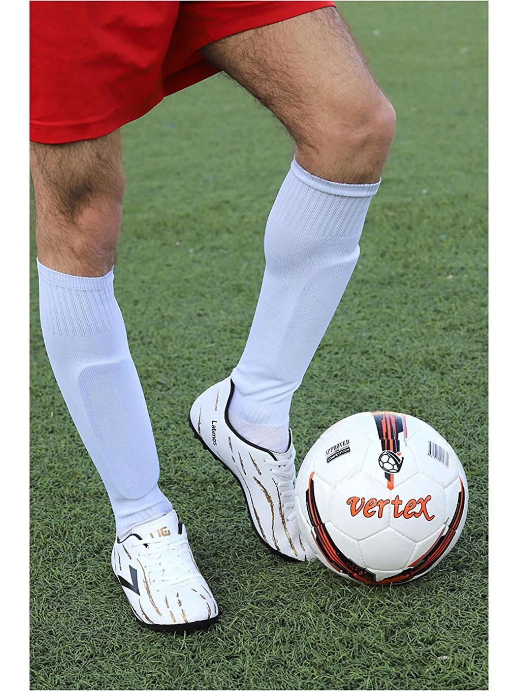 Beyaz Latmos HM Halı Saha Erkek Futbol Ayakkabı-2