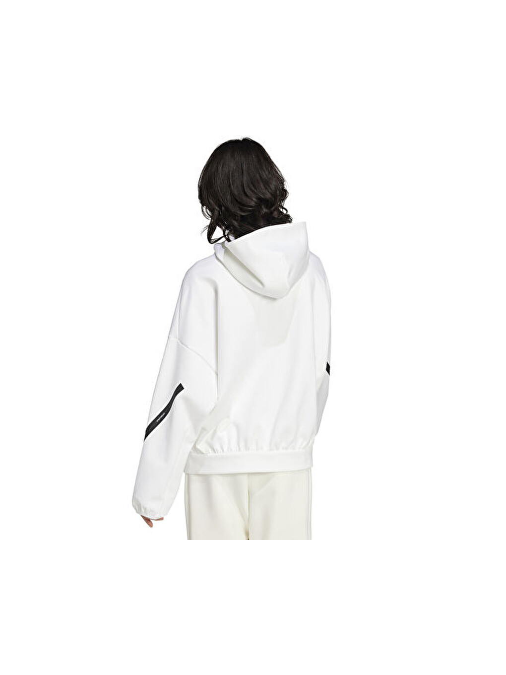 W Z.n.e. Oh Hd Kadın Günlük Sweatshirts Jı7553 Beyaz-2