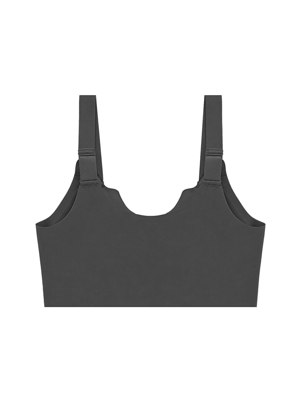 Seamless Bra - Larevia | Siyah Lazer Kesim Önden Düğmeli Tül Detaylı Kadın Sütyen-1