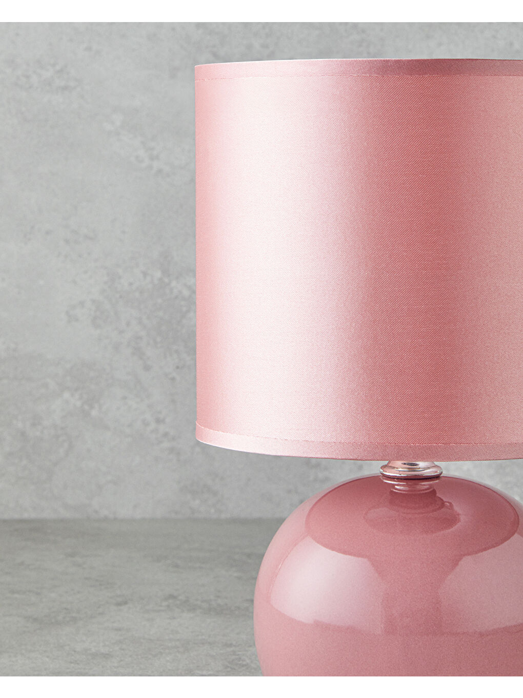 Pembe Pansy Abajur 11x11x15 cm Pudra-2