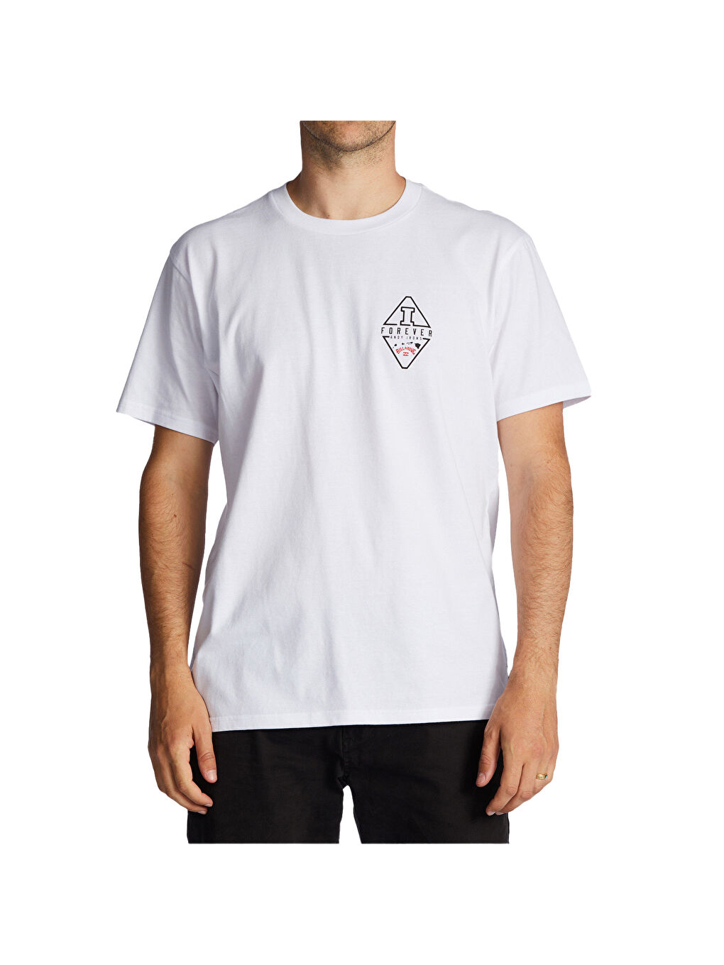 Ai Diamond Ss Erkek Beyaz Tişört-2