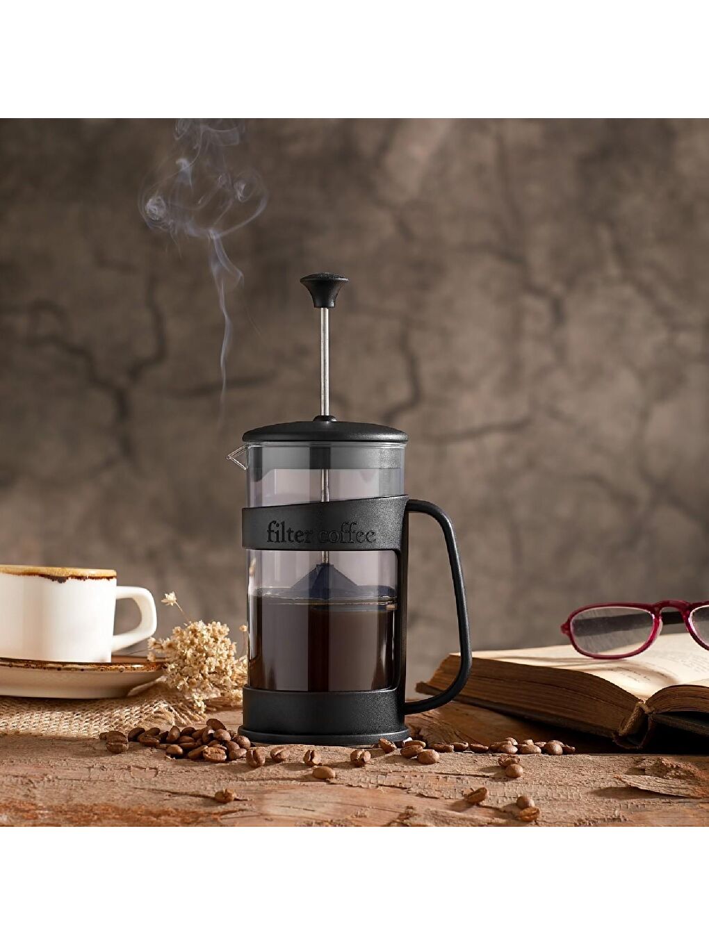 Gen-Of Siyah French Press 400 ml (607395) GKH