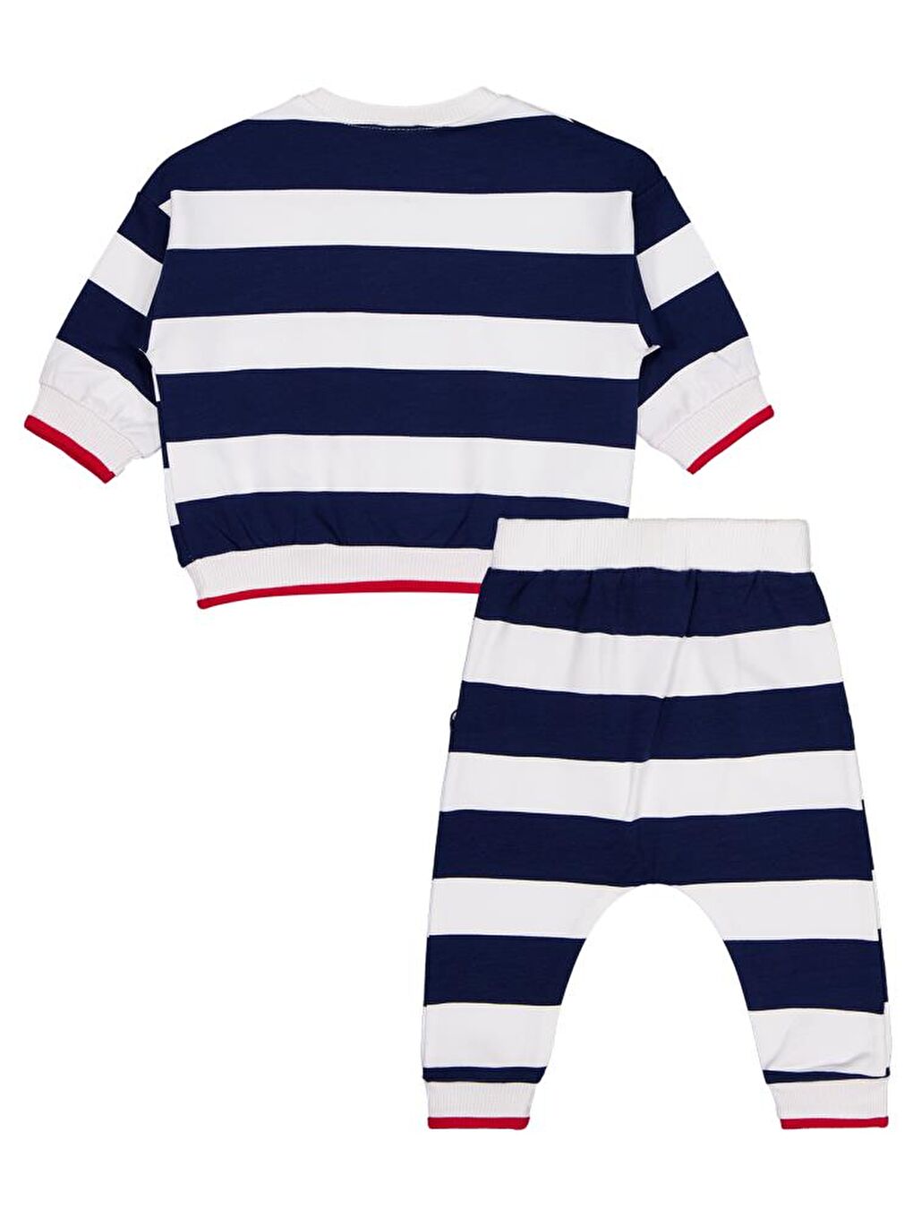 Baby Baskılı 2'li 6-18 Ay Takım - Lacivert 6-9 Ay-1