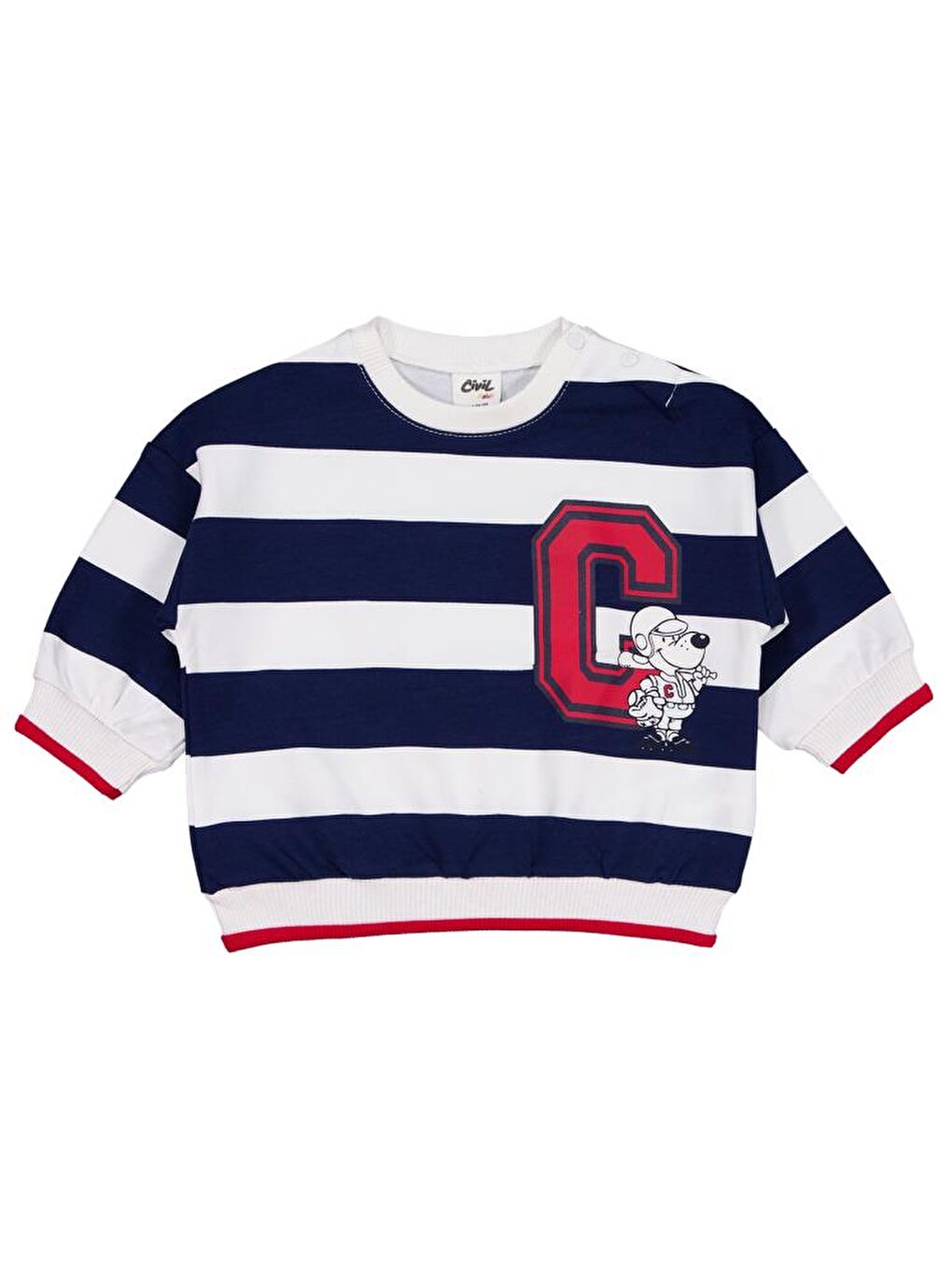 Baby Baskılı 2'li 6-18 Ay Takım - Lacivert 6-9 Ay-2