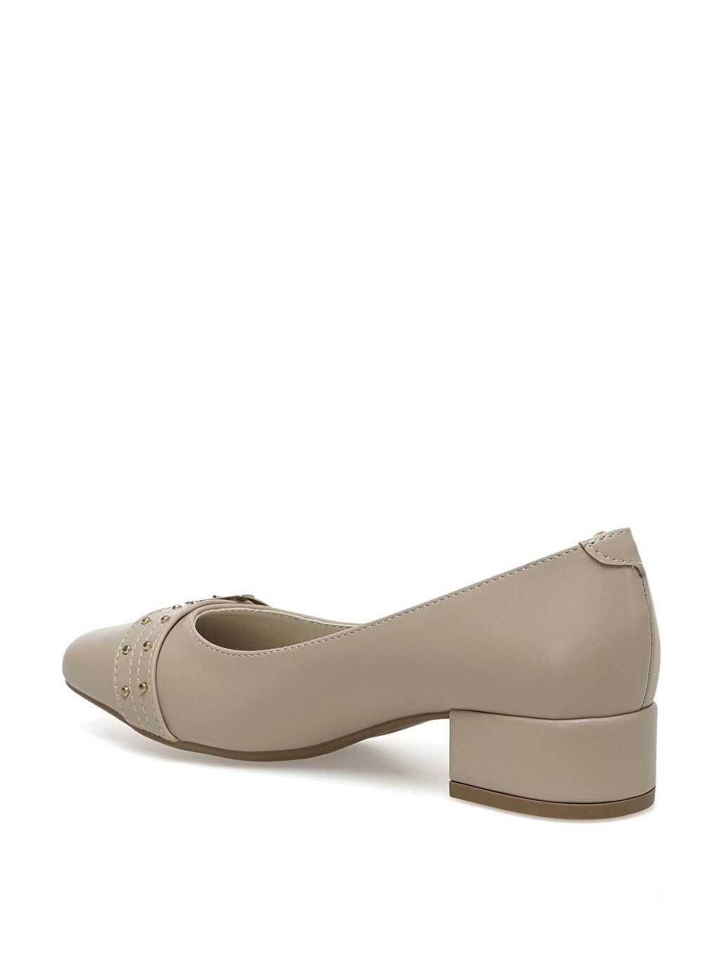 320065.Z 2PR Koyu Bej Kadın Topuklu Ayakkabı-2