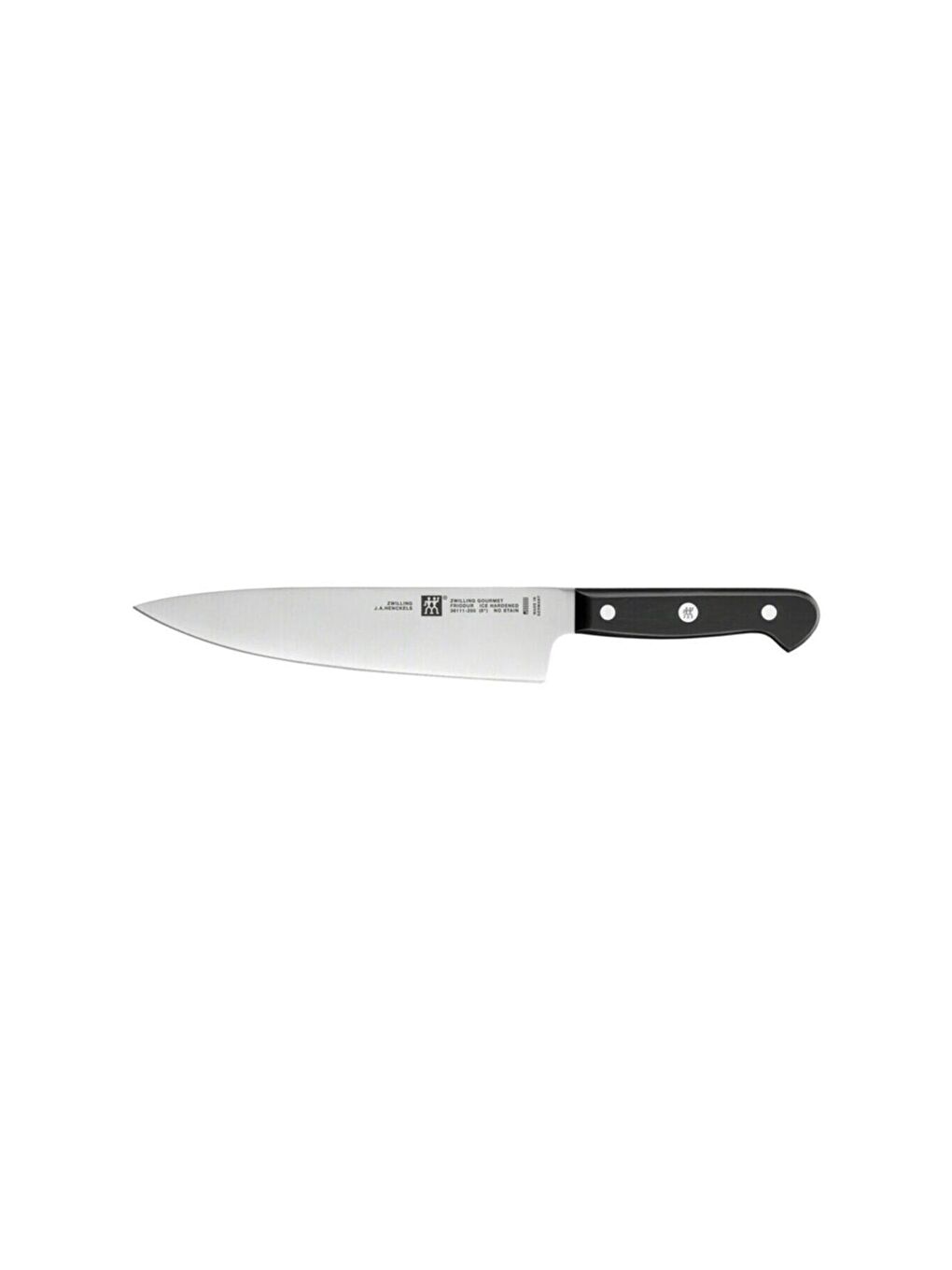 Zwilling Gri-Siyah 361112010 Gourmet Şef Bıçağı Özel Formül Çelik 20cm