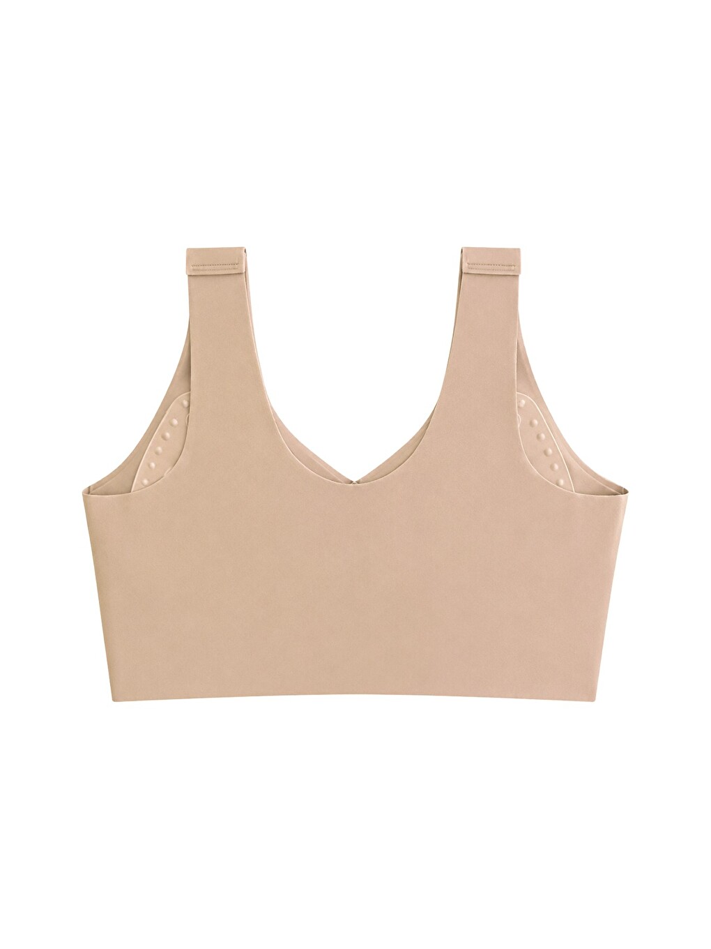 Seamless Bra - Neriva | Kahverengi Lazer Kesim Önden Düğmeli Minimizer Kadın Sütyen-1