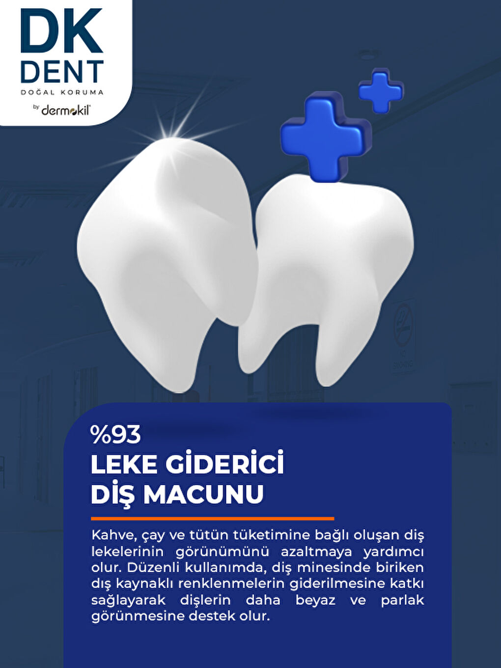 DKDENT %93 Beyazlatıcı Maksimum Leke Giderici Diş Macunu 75 ml-6