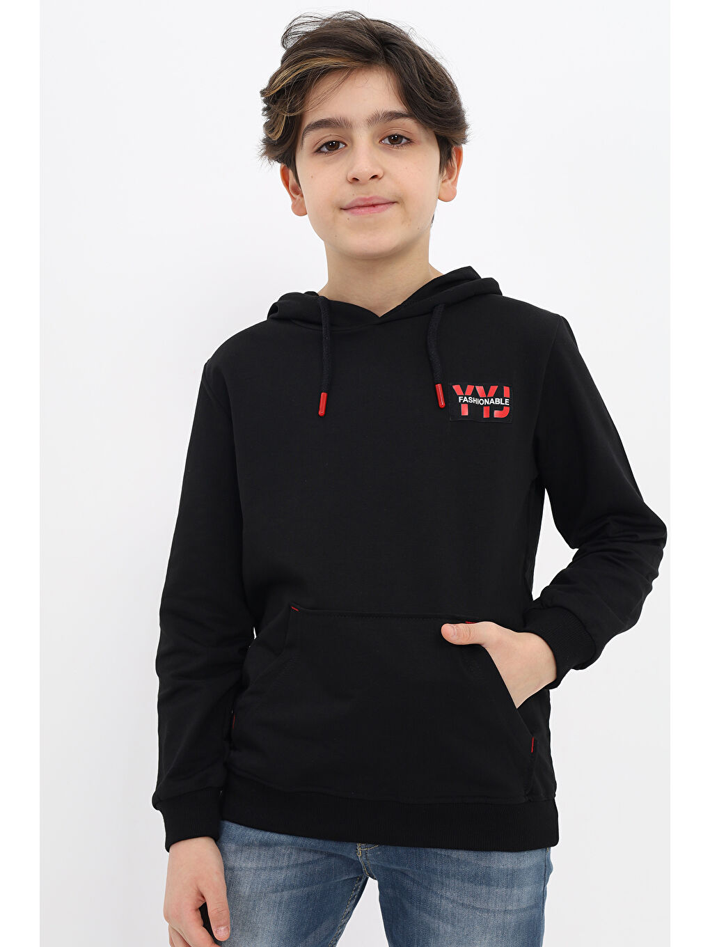 Kırmızı Erkek Çocuk Sweatshirt