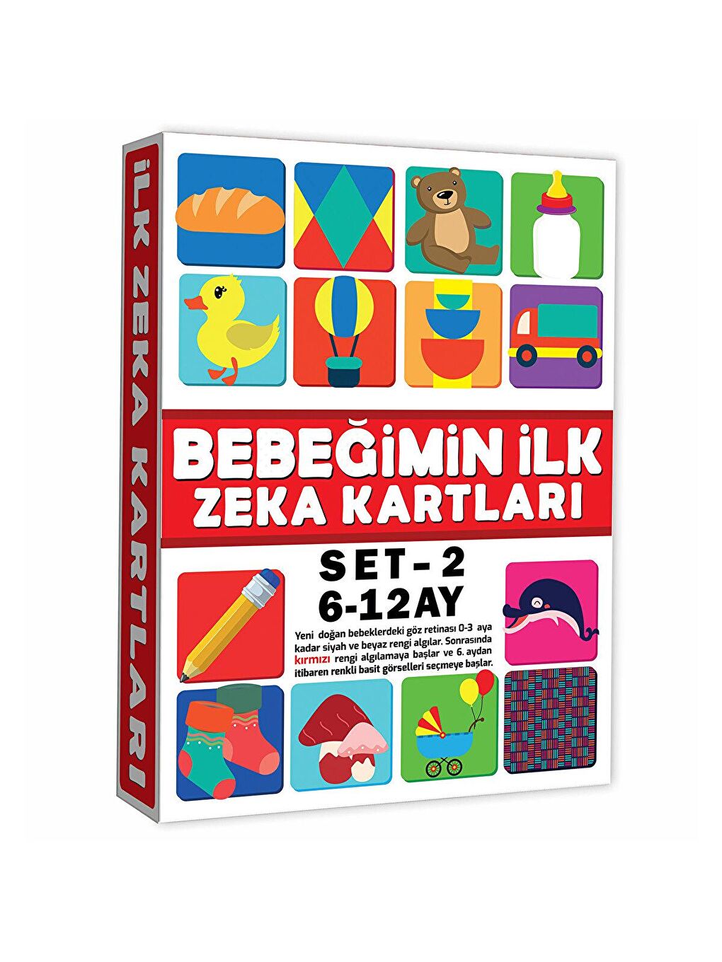 DIYTOY Eğitici Kartlar 6-12 Ay Erken Eğitim Zeka Kartı