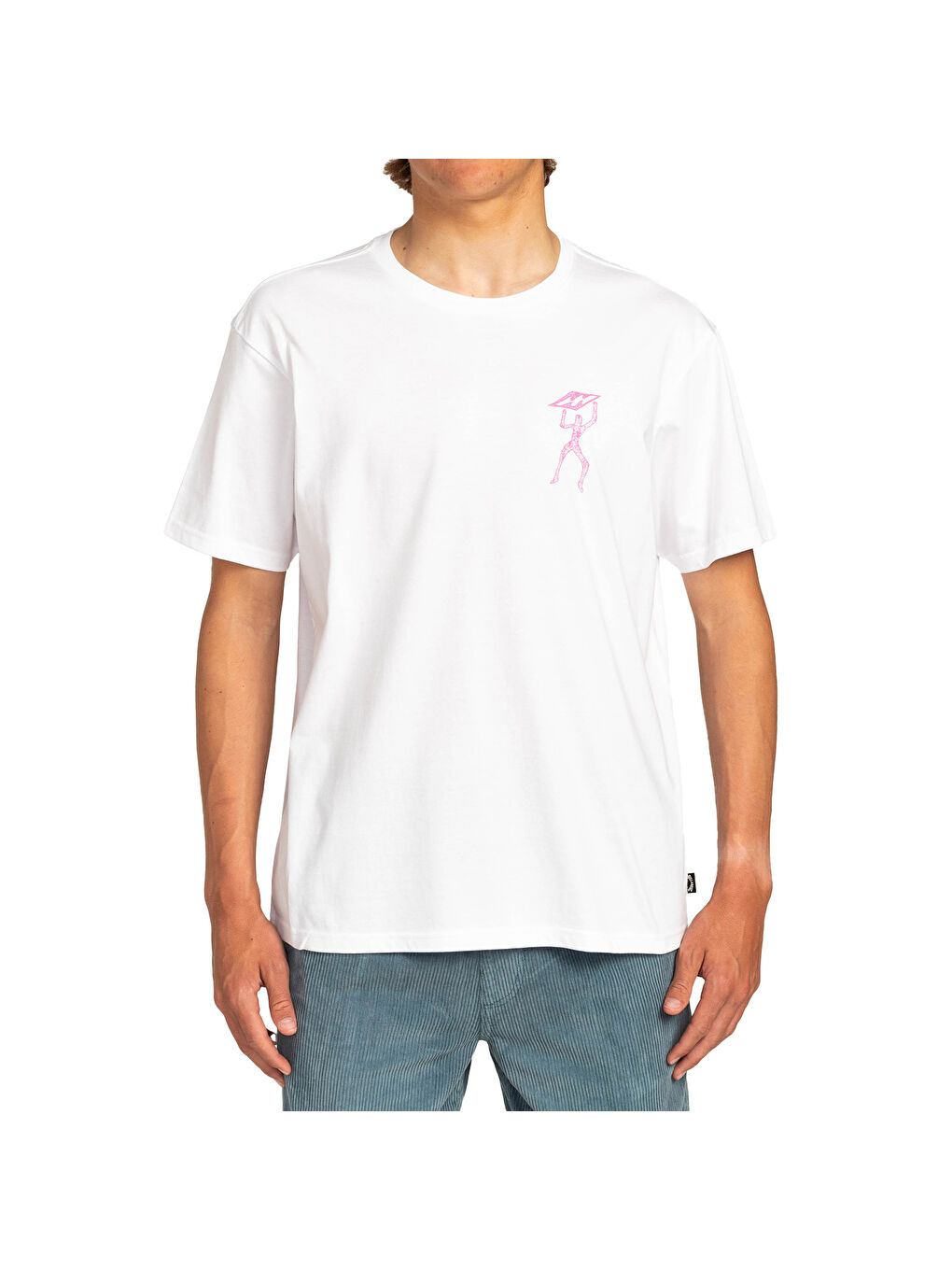 Spiral Ss Erkek Beyaz Tişört-1