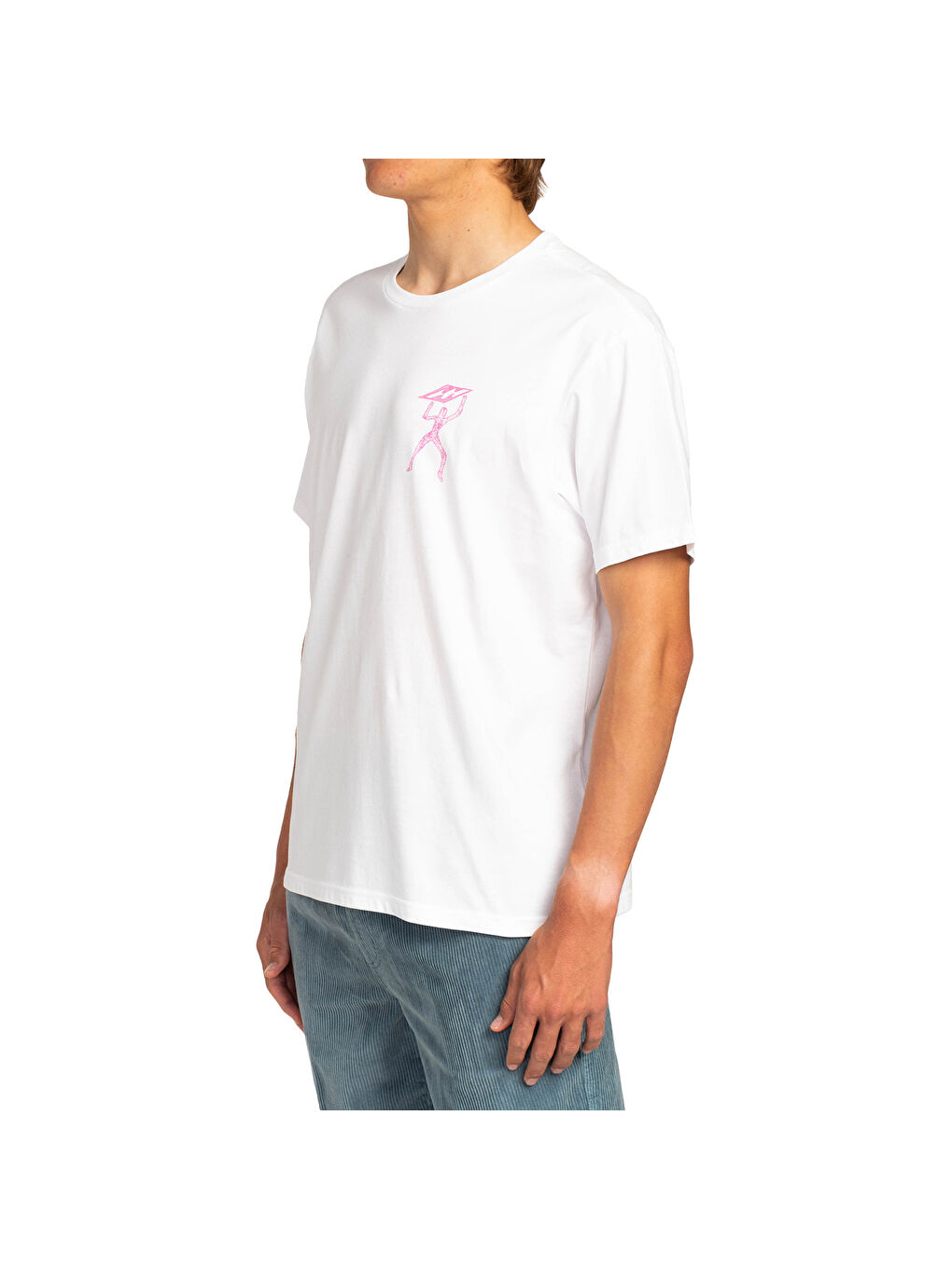 Spiral Ss Erkek Beyaz Tişört-5